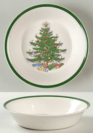 Christmas Tree Coupe Cereal Bowl