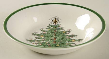 Christmas Tree Fruit/Dessert (Sauce) Bowl