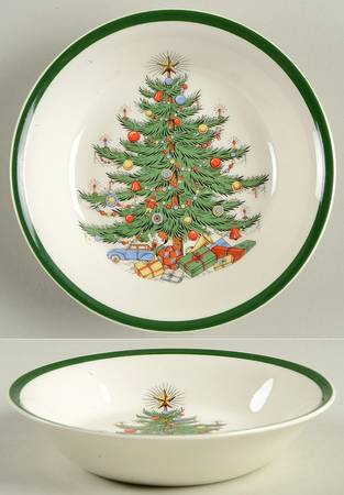 Christmas Tree Fruit/Dessert (Sauce) Bowl