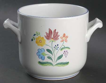 Bouquet Handled Cachepot