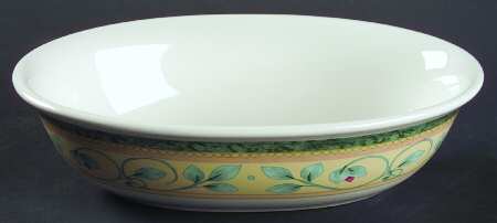 French Quarter (Stoneware) 8" Oval Vegetable Bowl