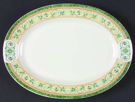 French Quarter (Stoneware) 12" Oval Steak Platter