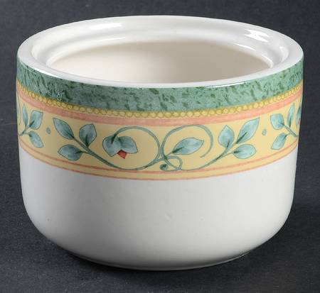 French Quarter (Stoneware) Sugar Bowl No Lid