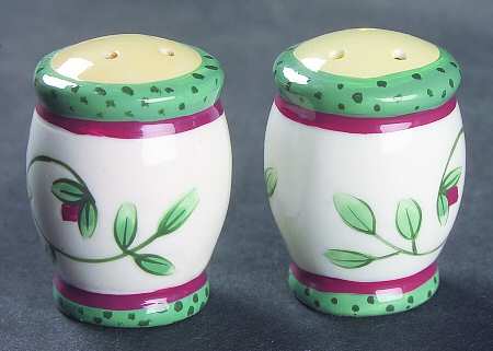 French Quarter (Stoneware) Individual Salt & Pepper Set