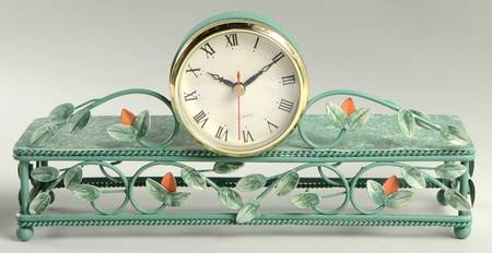 French Quarter (Stoneware) Mantel Clock