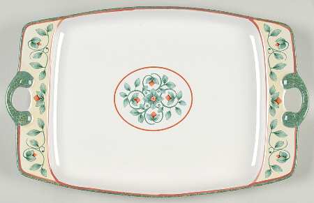 French Quarter (Stoneware) 14" Rectangular Serving Platter by Pfaltzgraff