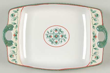 French Quarter (Stoneware) 12" Rectangular Serving Platter by Pfaltzgraff