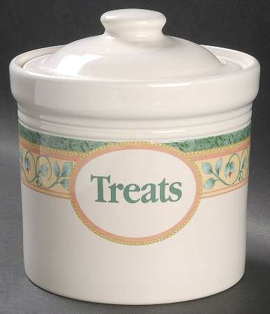 French Quarter (Stoneware) Treat Jar & Lid