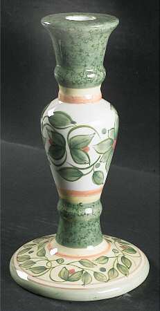 French Quarter (Stoneware) 8" Tall Candlestick