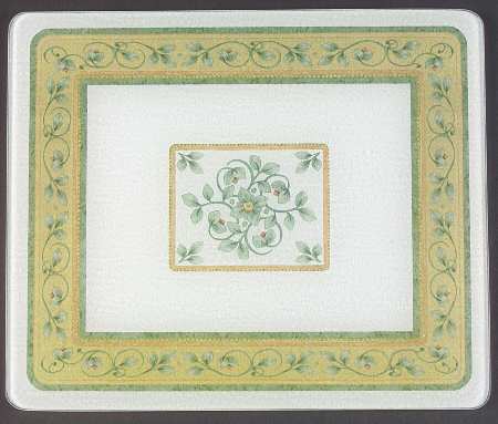 French Quarter (Stoneware) Rectangular Glassware Cutting Board