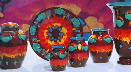 Volcano by Poole Pottery