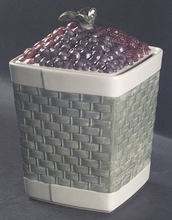 Jamberry Sculpted Cookie Jar & Lid