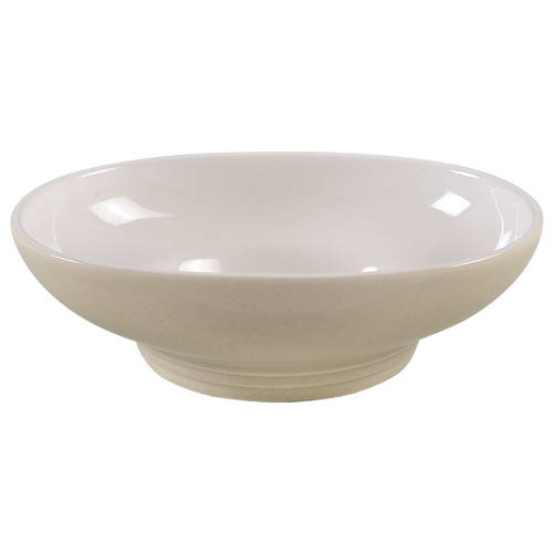 Cappuccino 10" Oval Vegetable Bowl