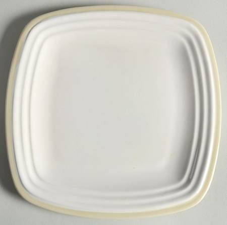 Cappuccino Square Salad Plate