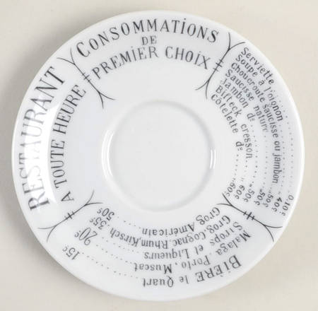 Brasserie Saucer for Demitasse Cup