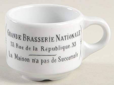Brasserie Flat Demitasse Cup