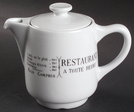 Brasserie Mini Tea/Coffee Pot & Lid