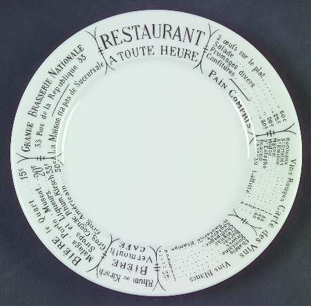 Brasserie Bread & Butter Plate by Pillivuyt