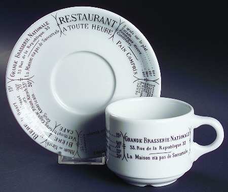 Brasserie Breakfast Cup & Saucer Set
