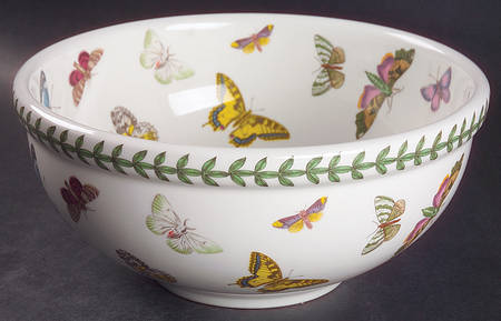 Botanic Garden Butterflies 9" Salad Serving Bowl