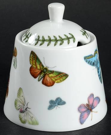 Botanic Garden Butterflies Sugar Bowl & Lid