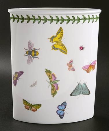 Botanic Garden Butterflies 9" Marquise Vase