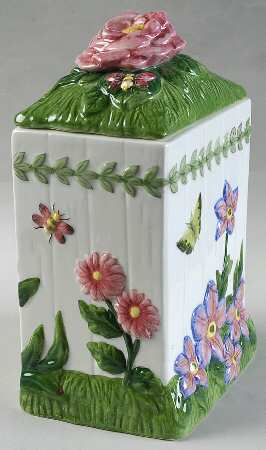 Botanic Garden Countertop Collection Figural Canister & Lid