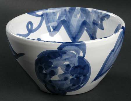 Blue Ambrosia Coupe Cereal Bowl