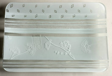 Dawn 12" Rectangular Glassware Platter by Portmeirion