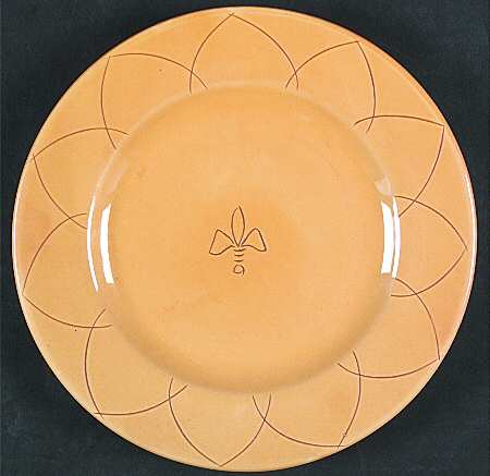 Etchings Honey (Yellow) Salad Plate