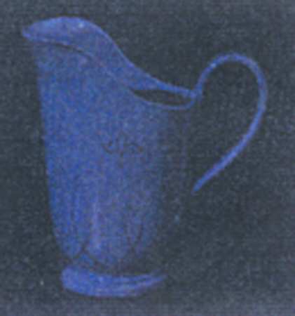 Etchings Indigo Pitcher