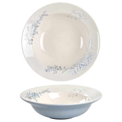 Winter Frost 10" Round Vegetable Bowl