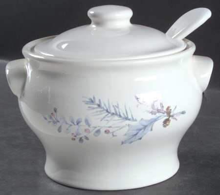 Winter Frost Mini Tureen w/Lid & Ladle