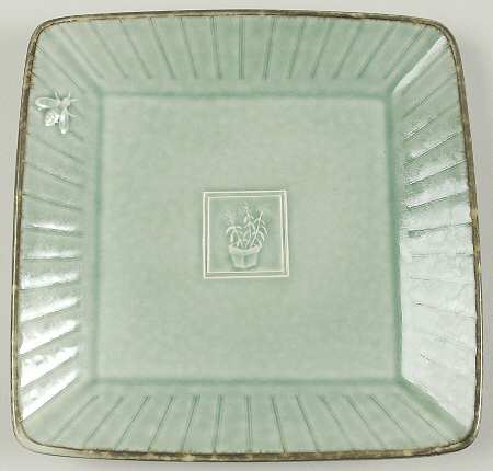 Naturewood Serenity Green Square Buffet Dish