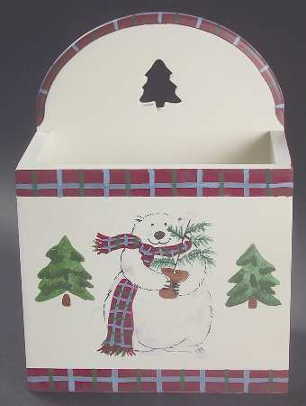 Snow Bear Greeting Card Holder