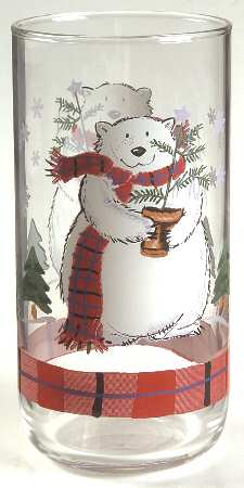 Snow Bear 14 Oz Glassware Tumbler