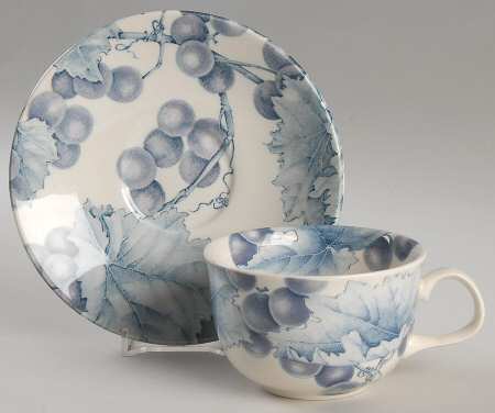 Vineyard Flat Cup & Saucer Set