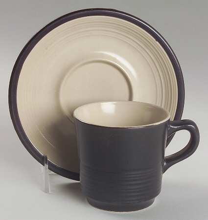 Granada Flat Cup & Saucer Set
