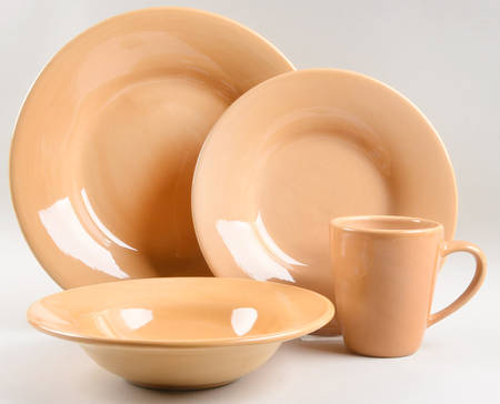 Sausalito Amber 4 Piece Place Setting