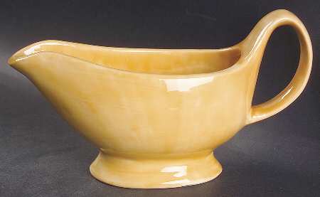 Sausalito Amber Gravy Boat