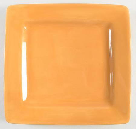 Sausalito Amber Square Salad Plate