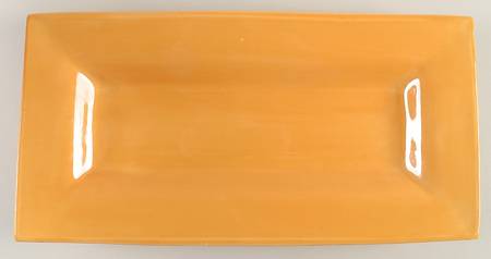 Sausalito Amber 14" Rectangular Serving Platter