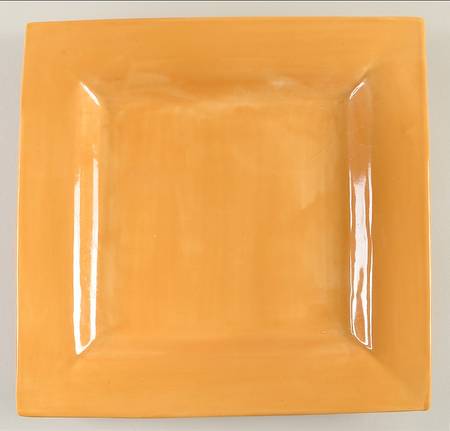 Sausalito Amber Square Dinner Plate