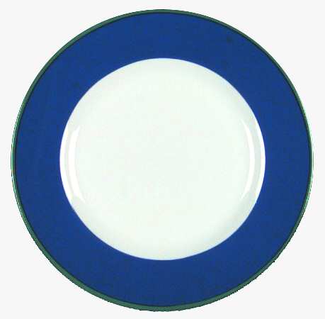 Two Tone (Blue Rim) Bread & Butter Plate