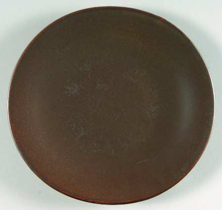 Ellipse Brown Salad Plate