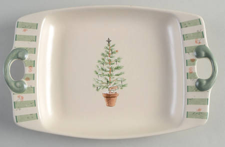 Naturewood Holiday 12" Rectangular Serving Platter