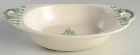 Naturewood Holiday 13" Nesting Handled Oval Serving Bowl