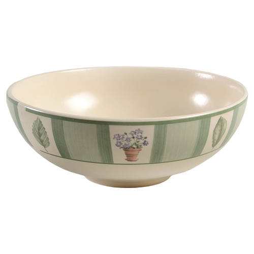 Flower Garden 8" Round Vegetable Bowl