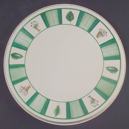 Flower Garden 10" Individual Tin Round Stove Cover