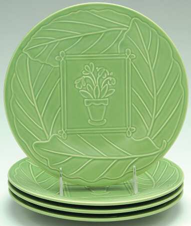 Flower Garden Buffet/Dessert Plate - Set of 4